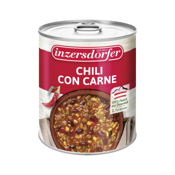 Inzersdorfer Chili con Carne, 2 Portionen, 800 Gramm Dose